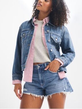 Abercrombie Curve Love Mom Shorts